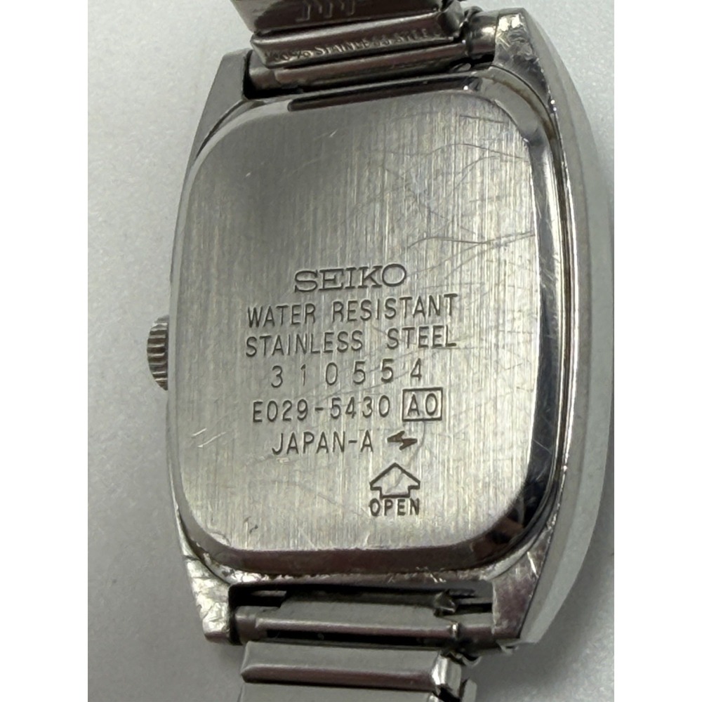 Seiko E029-5430 New Battery Ladies Watch 23MM 6" Stretch Band Analog/Digital - Picture 8 of 10